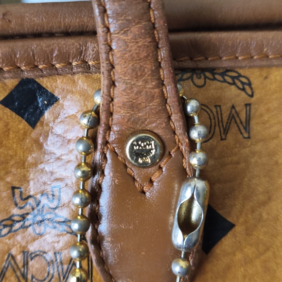 MCM Brown and Blue Women's Tote Bag - Picture 4 of 11